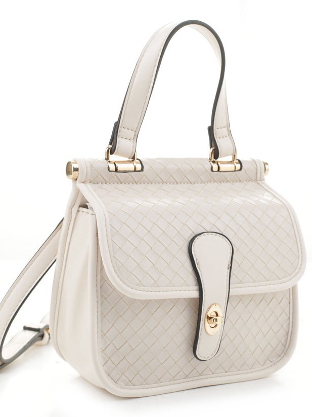 Classic Cream Top-Handle Women’s Bag